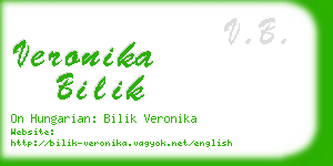 veronika bilik business card